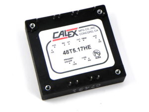 Calex 48T5.17HE 75W HE Triple Output DC-DC Converter, PC Mount, Half-Brick