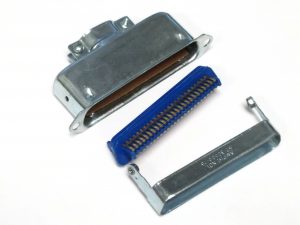 Amphenol Connex 57-30500 Connector, Mini D Ribbon Connector Plug, 50 Position, Solder