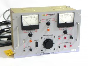 Hipotronics 875-13-A High Power DC Power Supply, 75kV, 13mA, 1KW, Rackmount Controller with Square, Oil Insulated High Voltage Section. Single Phase, 120V 50/60 Hz.