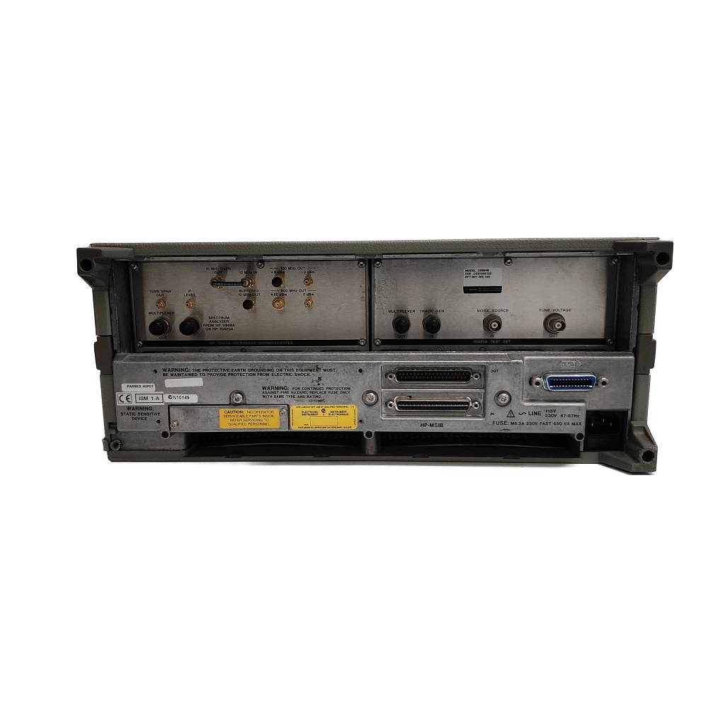 KEY70001A BACK shows E5504B and 11848A Modules