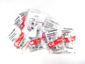 Furukawa 35030601 Connector Cat 6 RJ45 White Lot of 13