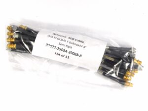 Astrolab 900 Cable, SMA M to SMA F Bulkhead F 8" Semi Rigid Lot of 12