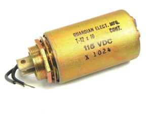Guardian Electric T12 x 19 Solenoid, Continuous DC Tubular  115 VDC NEW